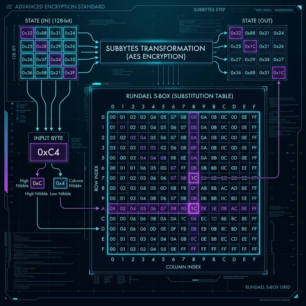 AES SubBytes Transformation
